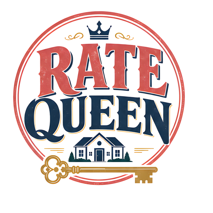 RATE QUEEN — mortgage t-shirt design by Bazzai Studio