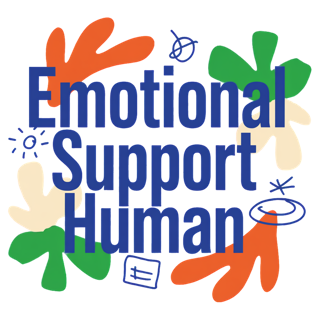 emotional support human — art by Bazzai Studio
